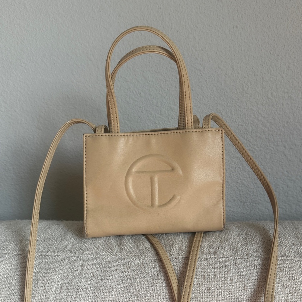Telfar Cream Mini Bag